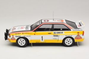 Audi Quattro #1 W. Rohrl / C. Geistdorfer Rally Monte Carlo Winner 1984 Minichamps 1:18 A5-5894 Diecast - image 3 of 6