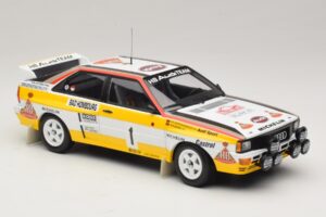 Audi Quattro #1 W. Rohrl / C. Geistdorfer Rally Monte Carlo Winner 1984 Minichamps 1:18 A5-5894 Diecast - image 4 of 6