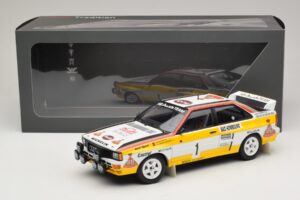 Audi Quattro #1 W. Rohrl / C. Geistdorfer Rally Monte Carlo Winner 1984 Minichamps 1:18 A5-5894 Diecast - image 6 of 6