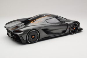 Koenigsegg Jesko Absolut 0-400-0 km/h Record Graphite Grey GT Spirit 1:12 GT575 Resin - image 2 of 6