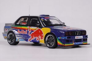 BMW E30 V8 #229 E. Hountondji Red Bull Driftbrothers Drift 2023 Blue Otto 1:18 OT486 Resin - image 4 of 5