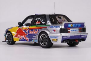 BMW E30 V8 #229 E. Hountondji Red Bull Driftbrothers Drift 2023 Blue Otto 1:18 OT486 Resin - image 5 of 5