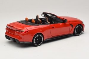 BMW M4 G83 Cabriolet Red Metallic Minichamps 1:18 110021030 Diecast - image 3 of 8
