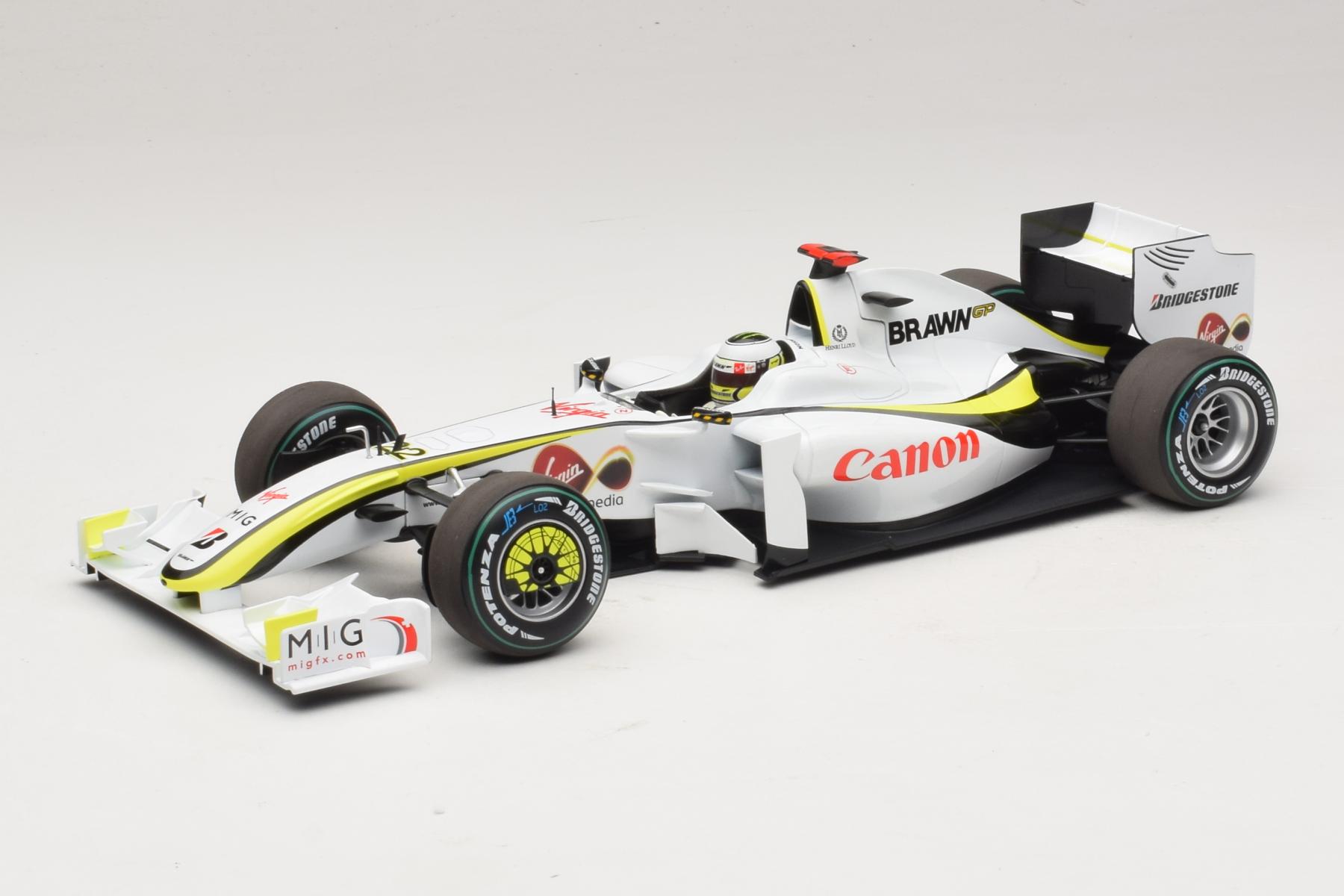 Minichamps Brawn BGP001 1:18 Button Singapore GP 2009