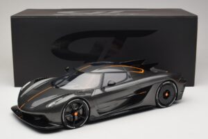 Koenigsegg Jesko Absolut 0-400-0 km/h Record Graphite Grey GT Spirit 1:12 GT575 Resin - image 6 of 6