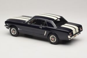 Ford Mustang Nightmist Blue Norev 1:18 182805 Diecast - image 5 of 6