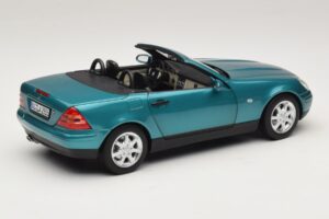 Mercedes SLK R170 Vivianite Green Norev 1:18 183021 Diecast - image 4 of 10