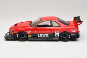 Nissan Skyline ER34 LB Super Silhouette Active Red GT Spirit 1:18 GT570 Resin - image 3 of 6