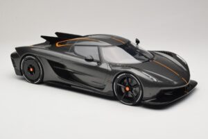 Koenigsegg Jesko Absolut 0-400-0 km/h Record Graphite Grey GT Spirit 1:12 GT575 Resin - image 4 of 6