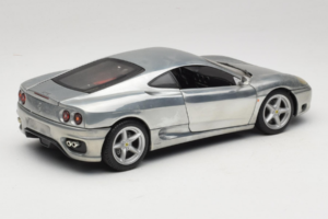 Ferrari 360 Modena Chrome Silver Hot Wheels 1:18 27774 Diecast - image 3 of 8