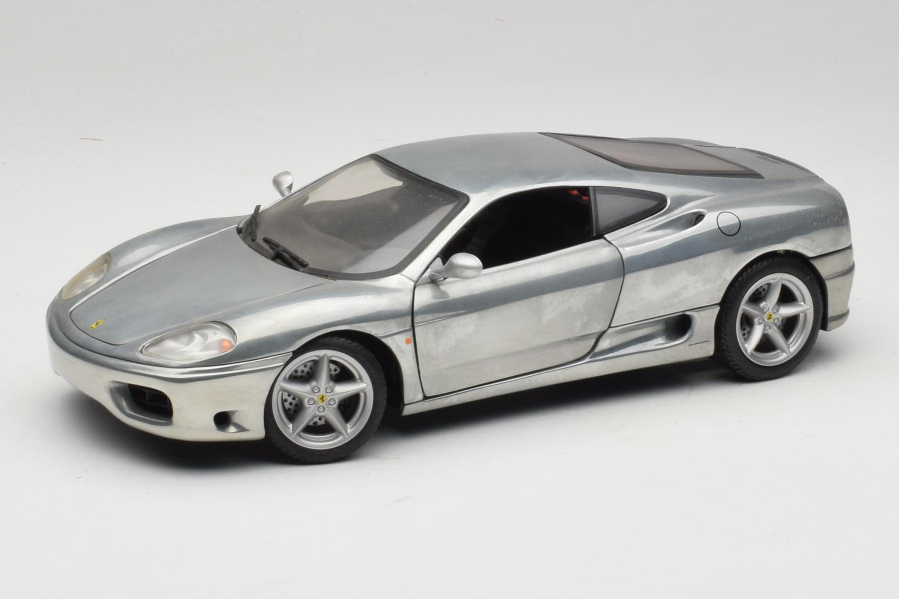 1/18 ホットウィール フェラーリ 360モデナ ミレニアム限定品 クローム Hot Wheels Ferrari 360 Modena Chrome 1:18
