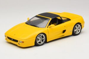 Ferrari F355 Spider Yellow with Black Roof UT Models 1:18 180074030-P4 Diecast