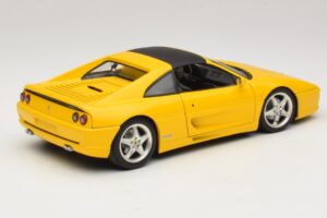 Ferrari F355 Spider Yellow with Black Roof UT Models 1:18 180074030-P4 Diecast - image 3 of 8