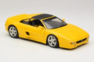 Ferrari F355 Spider Yellow with Black Roof UT Models 1:18 180074030-P4 Diecast - image 6 of 8