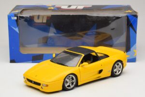 Ferrari F355 Spider Yellow with Black Roof UT Models 1:18 180074030-P4 Diecast - image 8 of 8