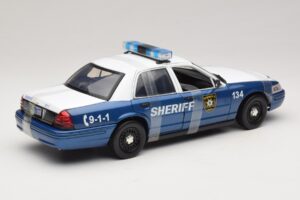 Ford Crown Victoria Police Interceptor The Walking Dead Greenlight 1:18 12957 Diecast - image 2 of 6