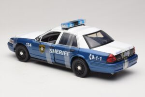 Ford Crown Victoria Police Interceptor The Walking Dead Greenlight 1:18 12957 Diecast - image 5 of 6