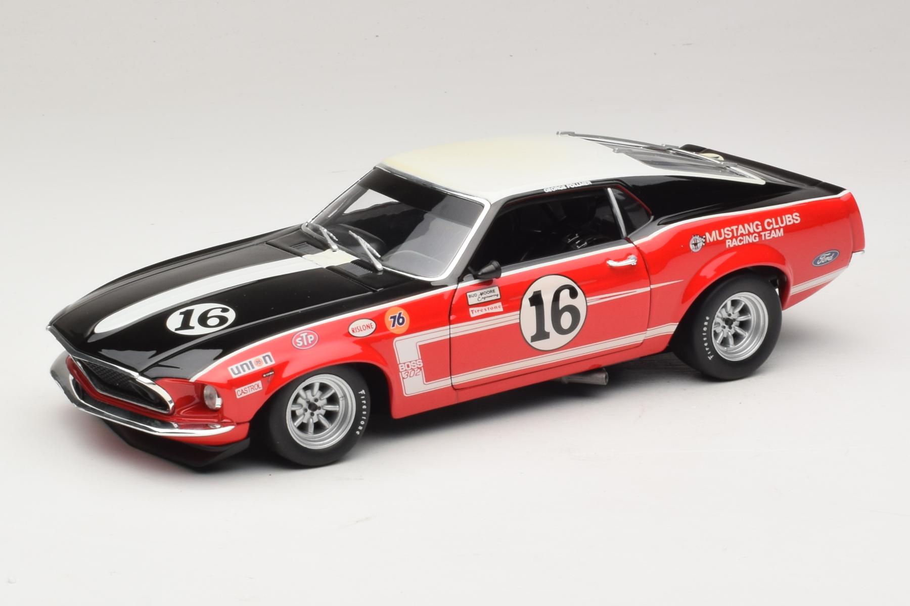 Ford Mustang Boss 302 1:18 Follmer Trans-Am 1969