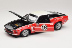 Ford Mustang Boss 302 #16 Bud Moore Engineering G. Follmer Trans-Am 1969 OEM 1:18 FORD006 Diecast - image 2 of 8