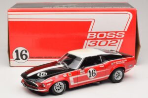 Ford Mustang Boss 302 #16 Bud Moore Engineering G. Follmer Trans-Am 1969 OEM 1:18 FORD006 Diecast - image 8 of 8
