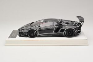 Lamborghini Aventador Liberty Walk TRON Bright Black JUC 1:18 J32-14 Resin - image 3 of 7