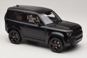 Land Rover Defender 90 L663 P400 X-Dynamic HSE Santorini Black GT Spirit 1:18 GT992 Resin - image 4 of 6