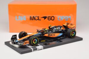 McLaren MCL60 #4 L. Norris 2nd Place Hungarian GP 2023 Minichamps 1:18 537233004 Resin - image 7 of 7
