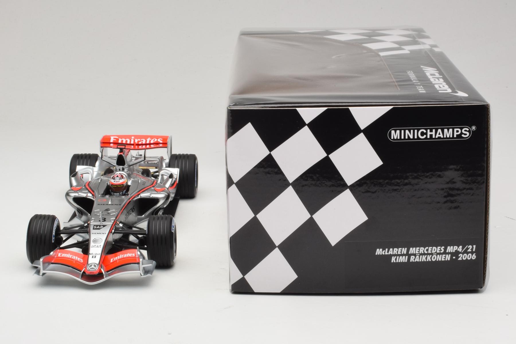 MINICHAMPS ライコネン 2006 メルセデスMP4-21 MINICHAMPS 1/18