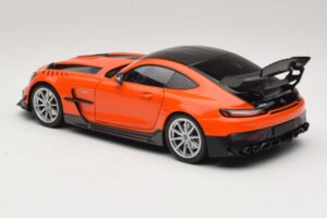 Mercedes AMG GT Black Series C190 Orange With Silver Wheels Minichamps 1:18 110032024 Diecast - image 7 of 8