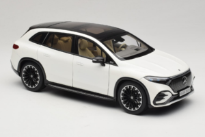 Mercedes EQS SUV X296 Manufaktur Diamond White NZG 1:18 B66960590 Diecast - image 6 of 8