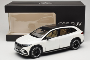 Mercedes EQS SUV X296 Manufaktur Diamond White NZG 1:18 B66960590 Diecast - image 8 of 8