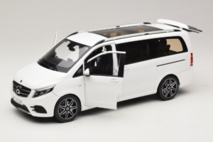Mercedes V-Class W447 AMG Line White Norev 1:18 183876 Diecast - image 2 of 8