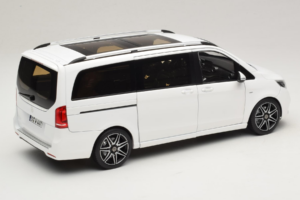 Mercedes V-Class W447 AMG Line White Norev 1:18 183876 Diecast - image 3 of 8