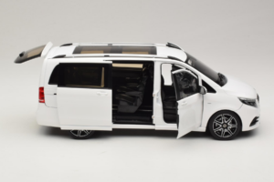 Mercedes V-Class W447 AMG Line White Norev 1:18 183876 Diecast - image 4 of 8