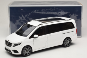 Mercedes V-Class W447 AMG Line White Norev 1:18 183876 Diecast - image 8 of 8