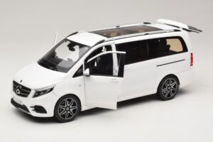 Mercedes V-Class W447 AMG Line White Norev 1:18 183876 Diecast - image 2 of 8