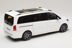 Mercedes V-Class W447 AMG Line White Norev 1:18 183876 Diecast - image 3 of 8