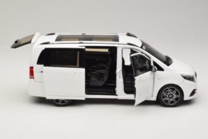 Mercedes V-Class W447 AMG Line White Norev 1:18 183876 Diecast - image 4 of 8