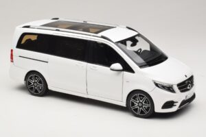 Mercedes V-Class W447 AMG Line White Norev 1:18 183876 Diecast - image 6 of 8