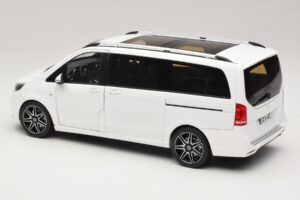 Mercedes V-Class W447 AMG Line White Norev 1:18 183876 Diecast - image 7 of 8