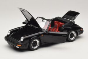 Porsche 911 3.2 Carrera Cabriolet Black Minichamps 1:18 100063035 Diecast - image 2 of 8