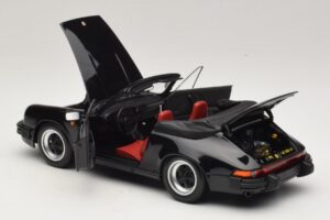 Porsche 911 3.2 Carrera Cabriolet Black Minichamps 1:18 100063035 Diecast - image 5 of 8