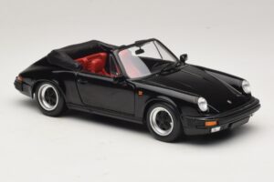 Porsche 911 3.2 Carrera Cabriolet Black Minichamps 1:18 100063035 Diecast - image 6 of 8