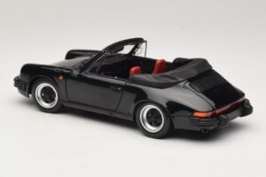 Porsche 911 3.2 Carrera Cabriolet Black Minichamps 1:18 100063035 Diecast - image 7 of 8