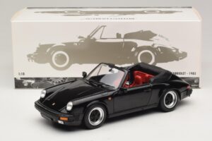 Porsche 911 3.2 Carrera Cabriolet Black Minichamps 1:18 100063035 Diecast - image 8 of 8