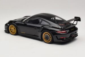 Porsche 911 992 GT3 RS Manthey Racing Black with Gold Wheels Minichamps 1:18 MR-911-GT3RS-1804 Diecast - image 5 of 6