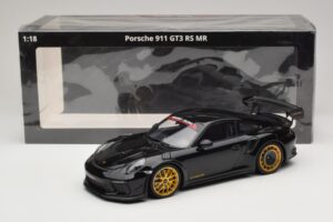 Porsche 911 992 GT3 RS Manthey Racing Black with Gold Wheels Minichamps 1:18 MR-911-GT3RS-1804 Diecast - image 6 of 6