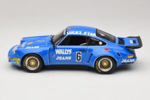 Porsche 911 RSR #6 Wallys Jeans Nurburgring 1974 Spark 1:18 18S088 Resin - image 3 of 6