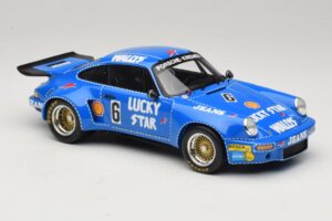 Porsche 911 RSR #6 Wallys Jeans Nurburgring 1974 Spark 1:18 18S088 Resin - image 4 of 6