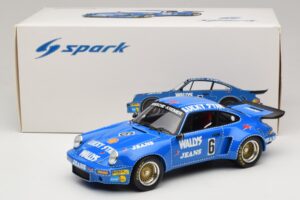 Porsche 911 RSR #6 Wallys Jeans Nurburgring 1974 Spark 1:18 18S088 Resin - image 6 of 6